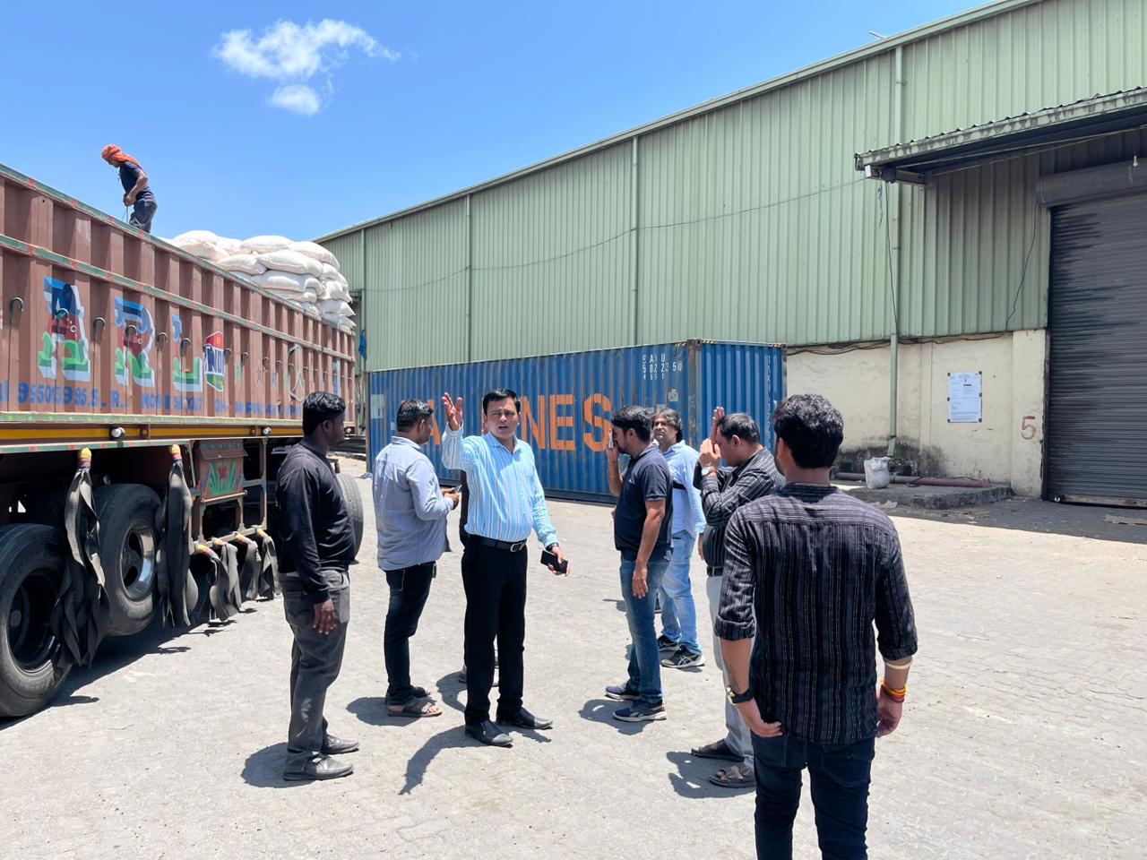 Large warehouse interior